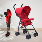 Red - Breezy Lite Red Baby Stroller