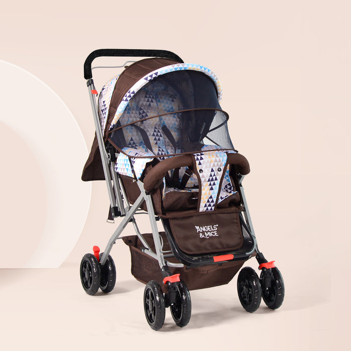Wonder Cruise Choco Geo Pram Stroller