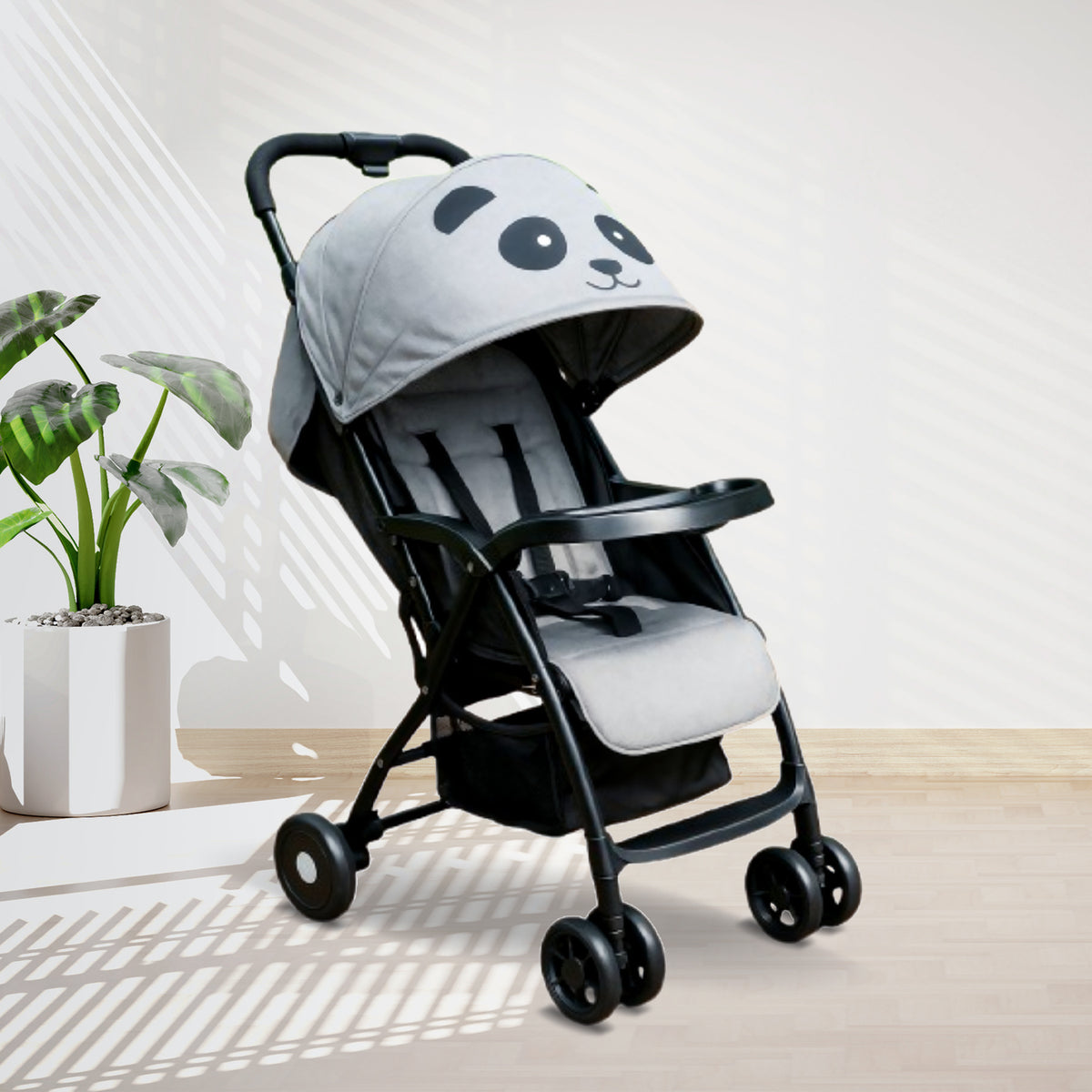 kids baby stroller Panda Baby Stroller – Cute & Foldable Stroller