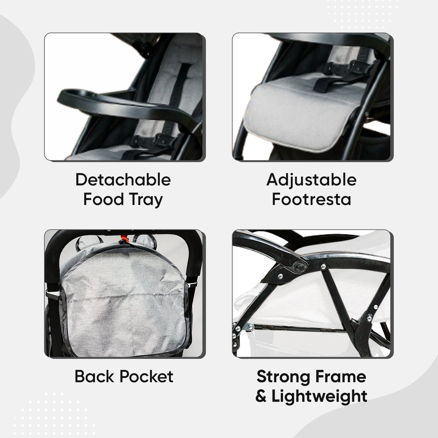 Stroller Reversible - Angels & Mice