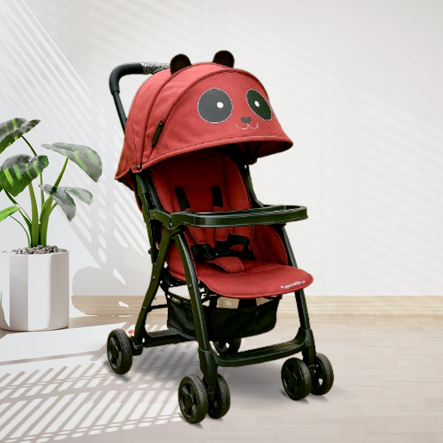 Panda Baby Stroller Red Edition - Angels & Mice