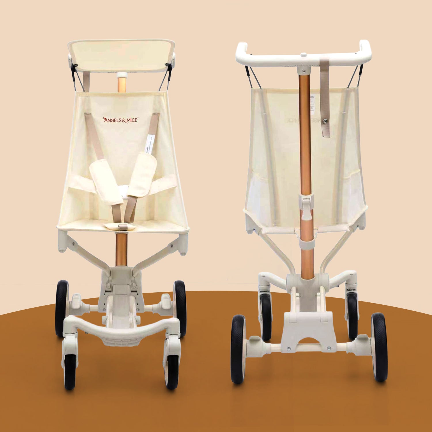 Angels & Mice Travel Cruiser Ivory Stroller