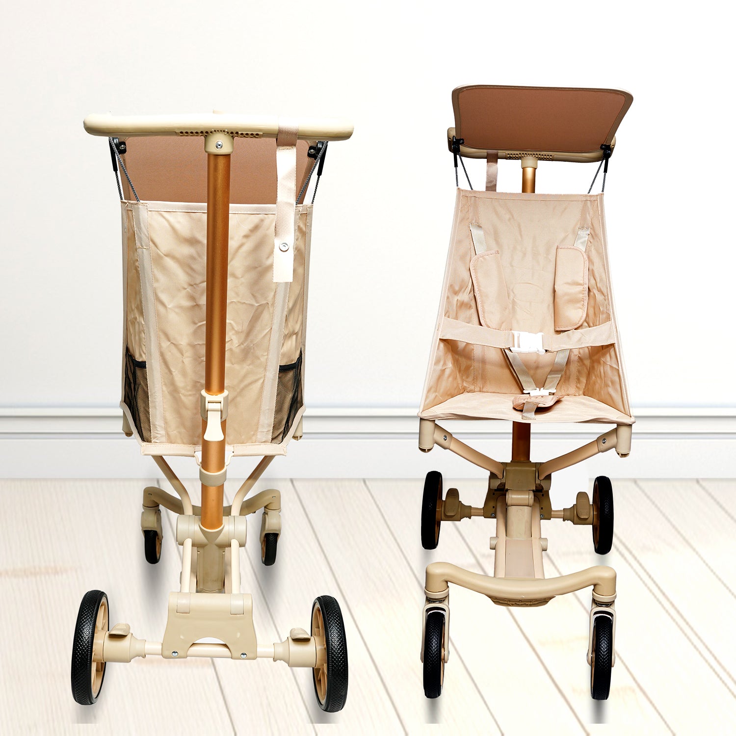 Travel Cruiser Soft Beige Stroller - Angels & Mice