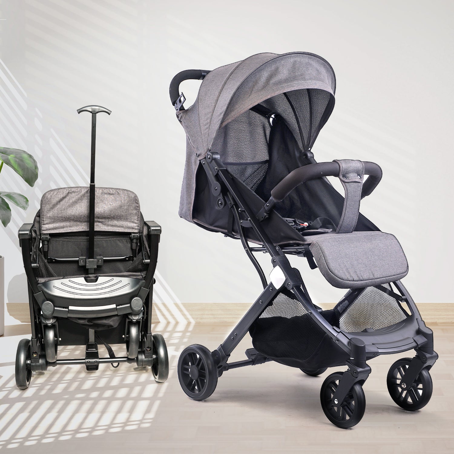 Urban Glide Grey Baby Stroller / Pram - Angels & Mice