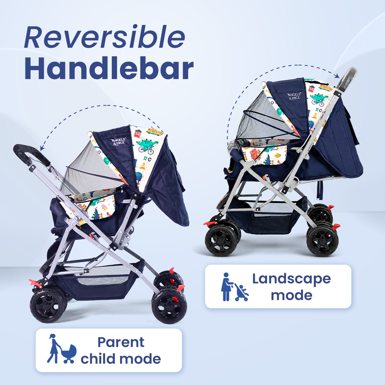 Wonder Cruise dino Pram Stroller